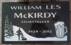 grave marker,grave stone,valemount cemetery,bc,william mckirdy,www.classicshuswapmonuments.com
